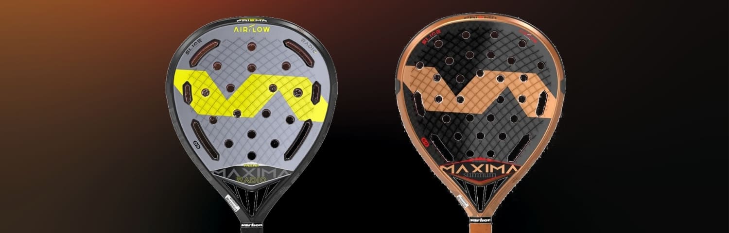Illustration bannière Varlion padel rackets maxima