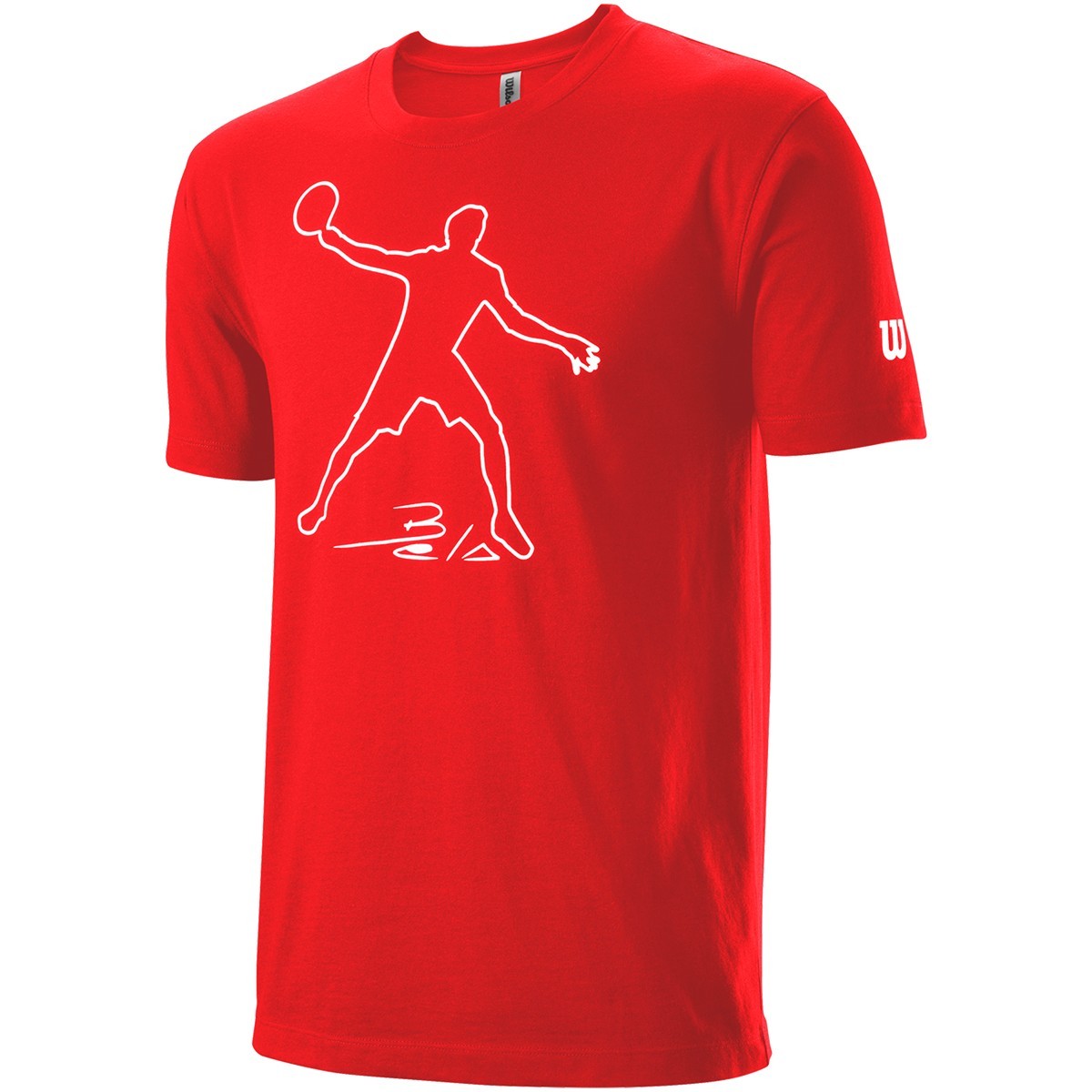 Wilson Bela Tech T-Shirt – Rot