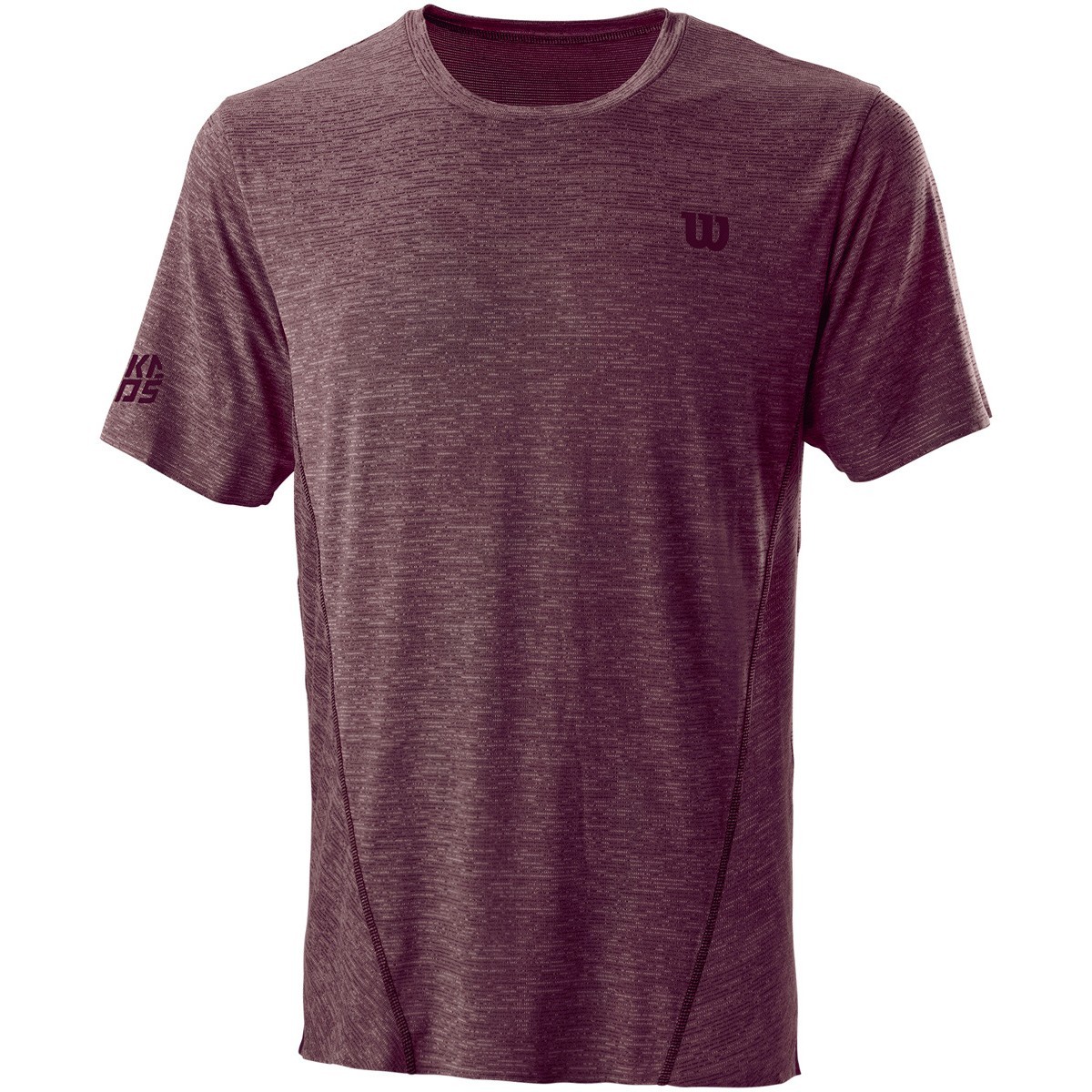 Wilson Kaos Mirage Crew T-Shirt – Burgund