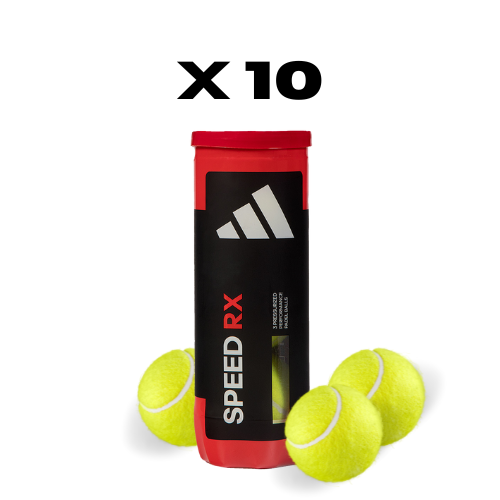 10 dosen Adidas Speed ​​RX Padelbällen