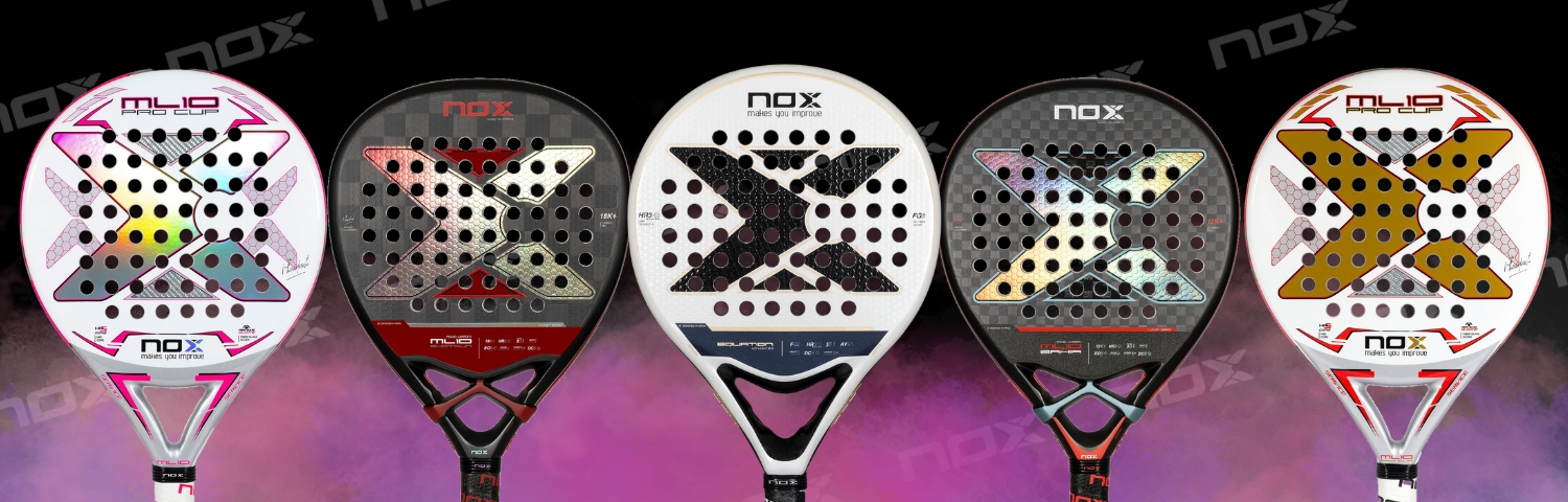 Illustration bannière Nox padel rackets ML10