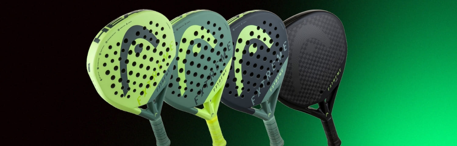 Illustration bannière Head padel rackets extreme