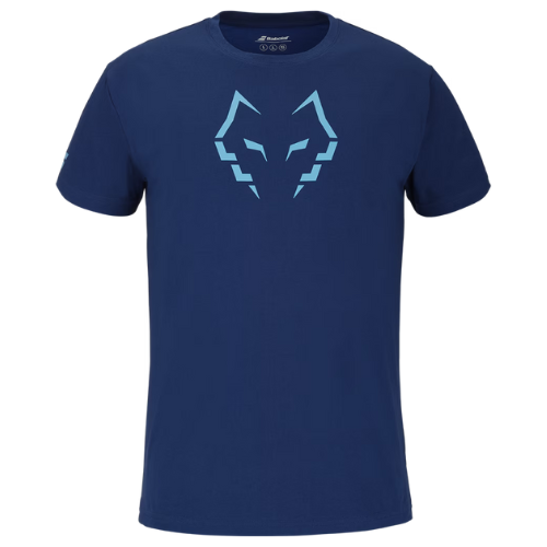 T-shirt Juan Lebron Babolat cotton tee bleu marine