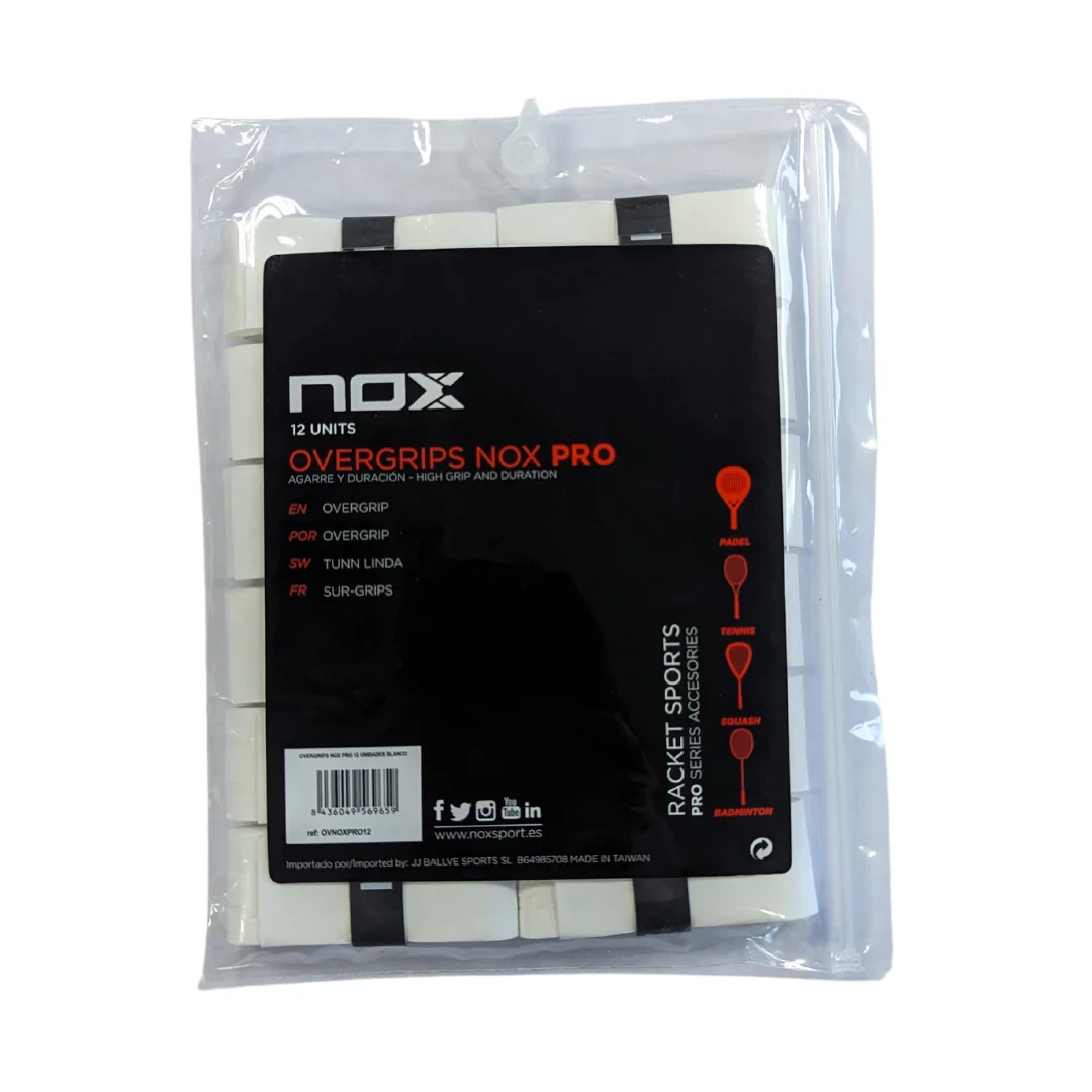 Nox surgrips Pro blanc x12