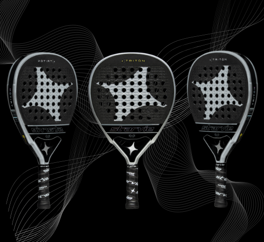 Illustration pack Starvie padel racket triton