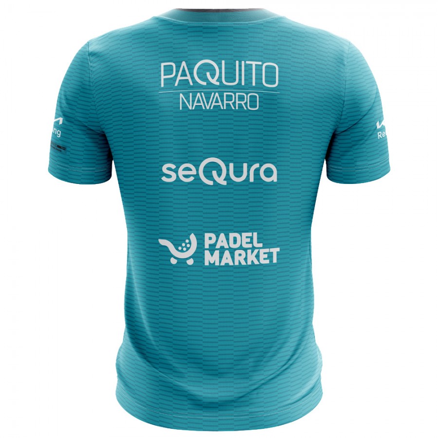 T-shirt Bullpadel MEIRA bleu Paquito Navarro