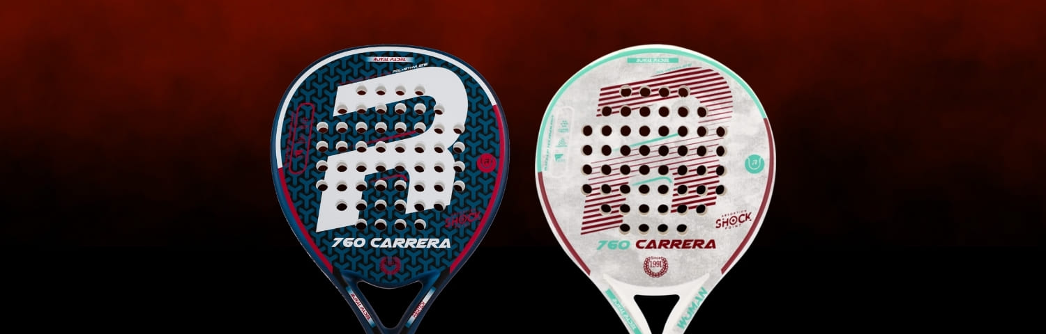 Illustration bannière Raquettes de padel Royal Padel Carrera