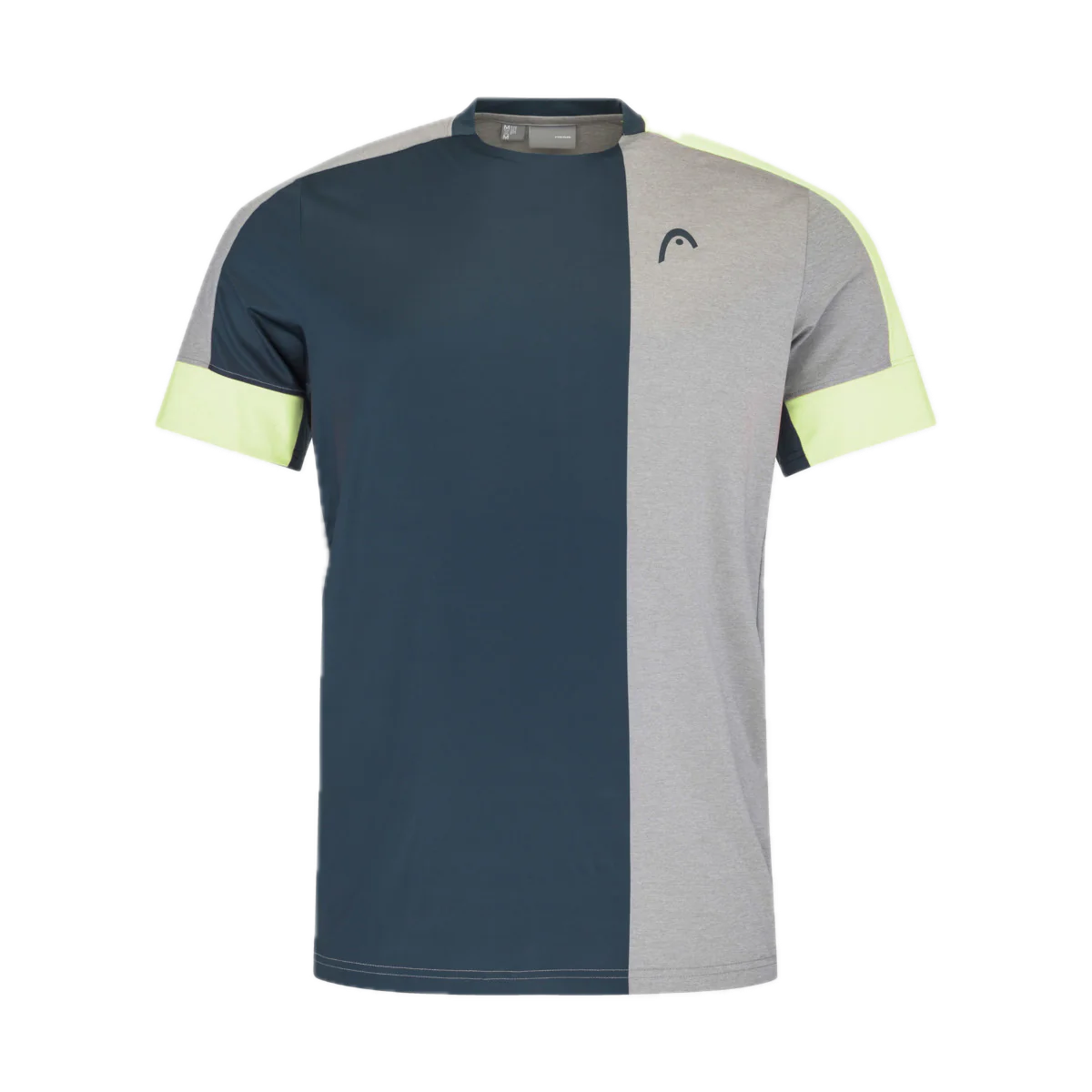 T-shirt HEAD Play Tech Gris/Vert Hommes 2024