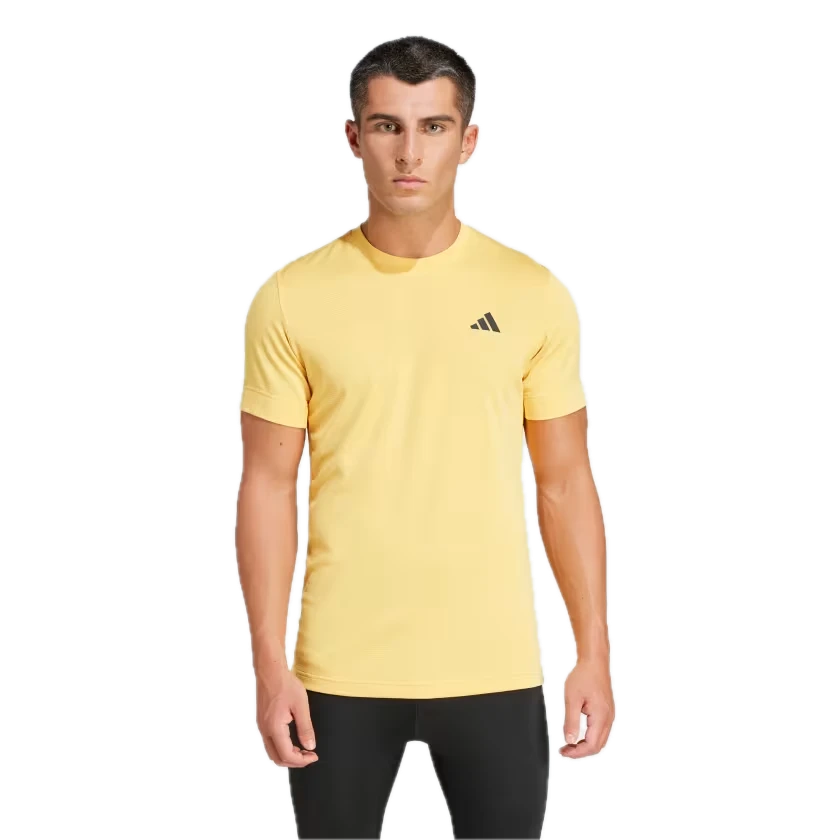 T-shirt ADIDAS T FREELIFT Jaune Homme