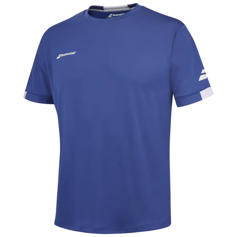 T-shirt Homme Babolat Play Crew Neck Bleu Foncé