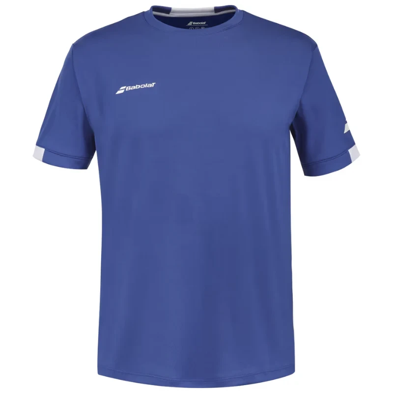 T-shirt Homme Babolat Play Crew Neck Bleu Foncé
