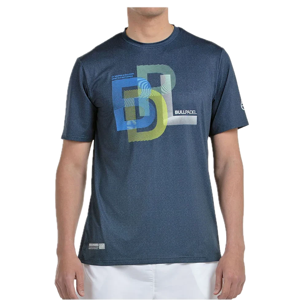 T-Shirt Bullpadel Bebas Bleu marine