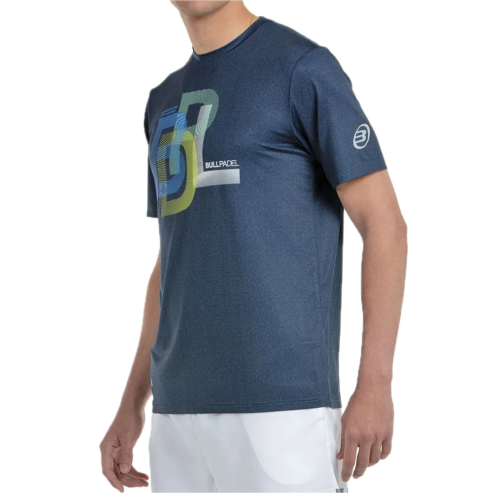T-Shirt Bullpadel Bebas Bleu marine