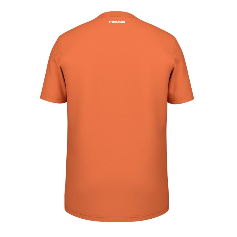 T-Shirt Head Rainbow Men Orange