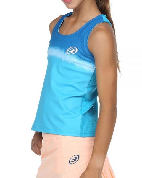 BULLPADEL Eguz Blaues T-Shirt für Damen