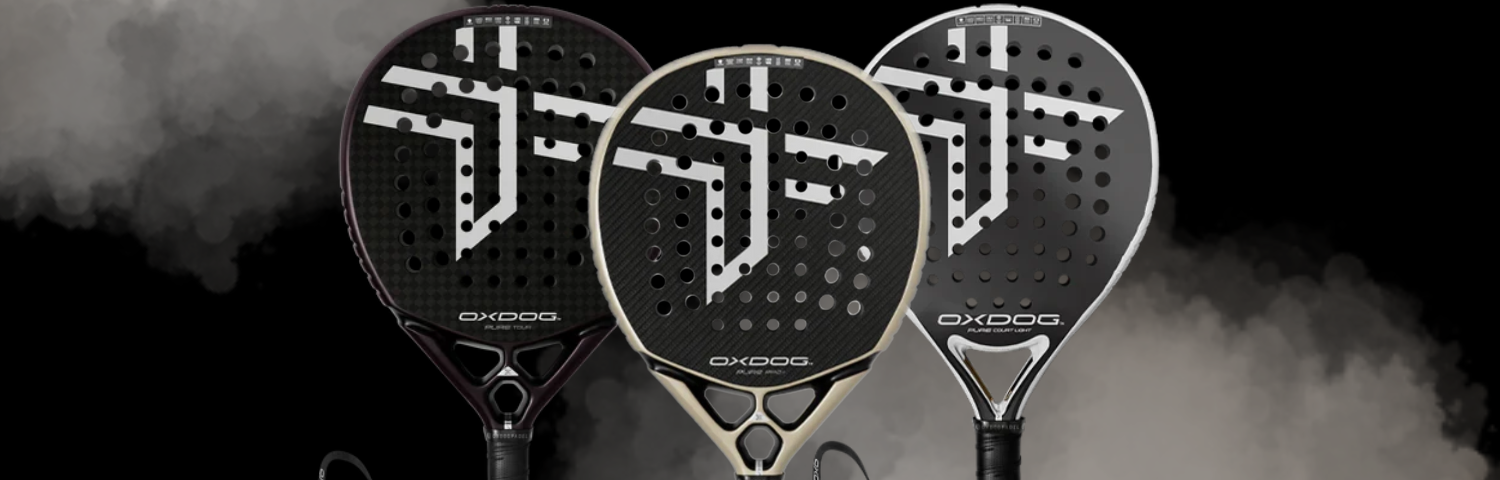 Illustration bannière Raquettes de padel oxdog pure