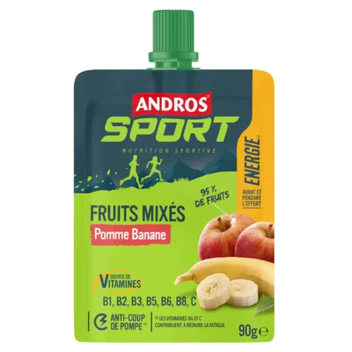 Gourde énergétiques ANDROS pomme banane