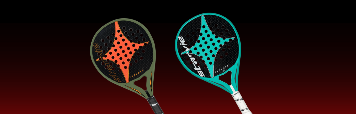 Illustration bannière Raquettes de padel Starvie titania