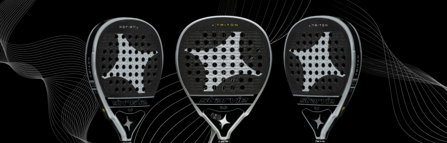 Illustration bannière Raquettes de padel Starvie triton