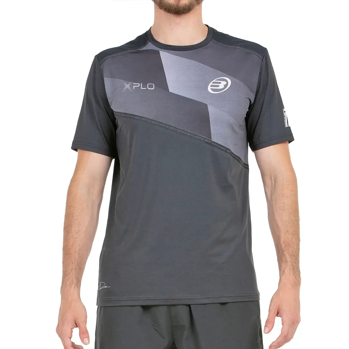T-shirt Bullpadel Di nenno 25V Noir