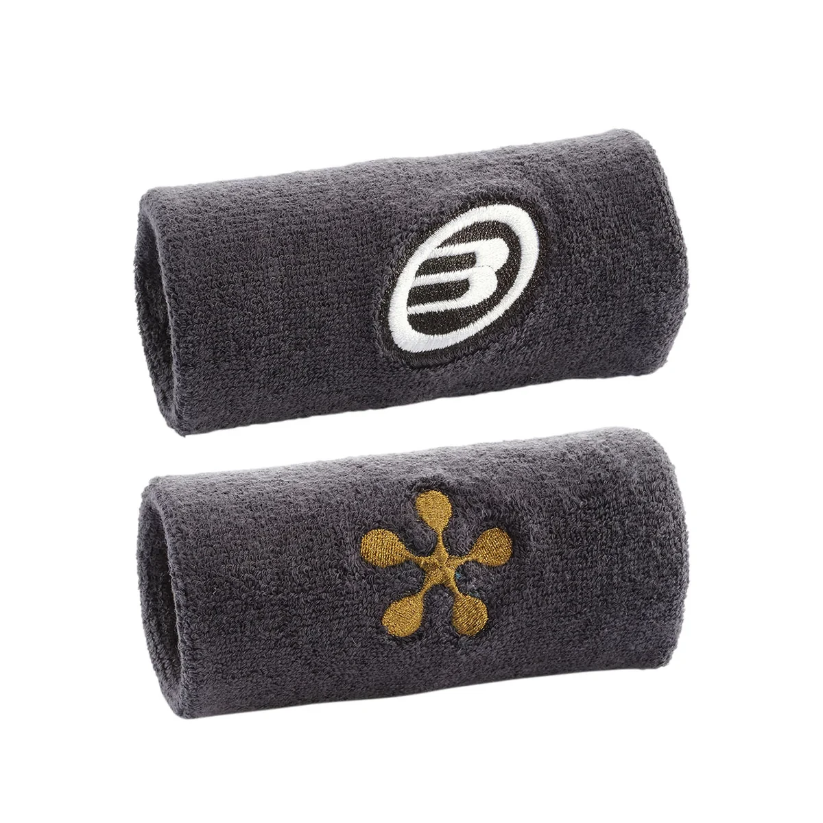 Poignets Éponge Bullpadel Premier Padel noir et gris 