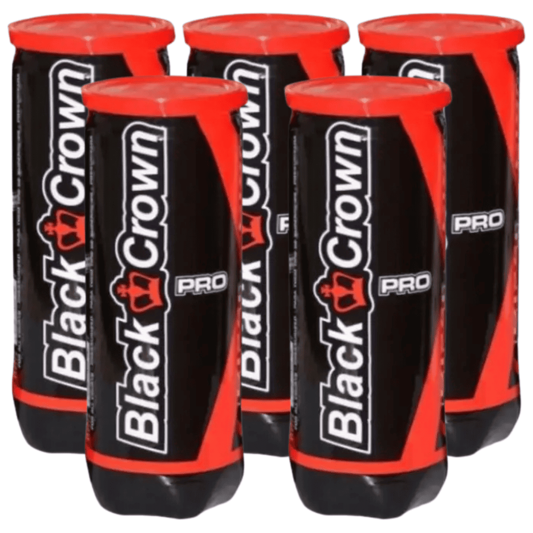 5 tubes de Balles Black Crown Pro