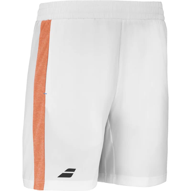 Babolat Short Play Homme Blanc/Orange