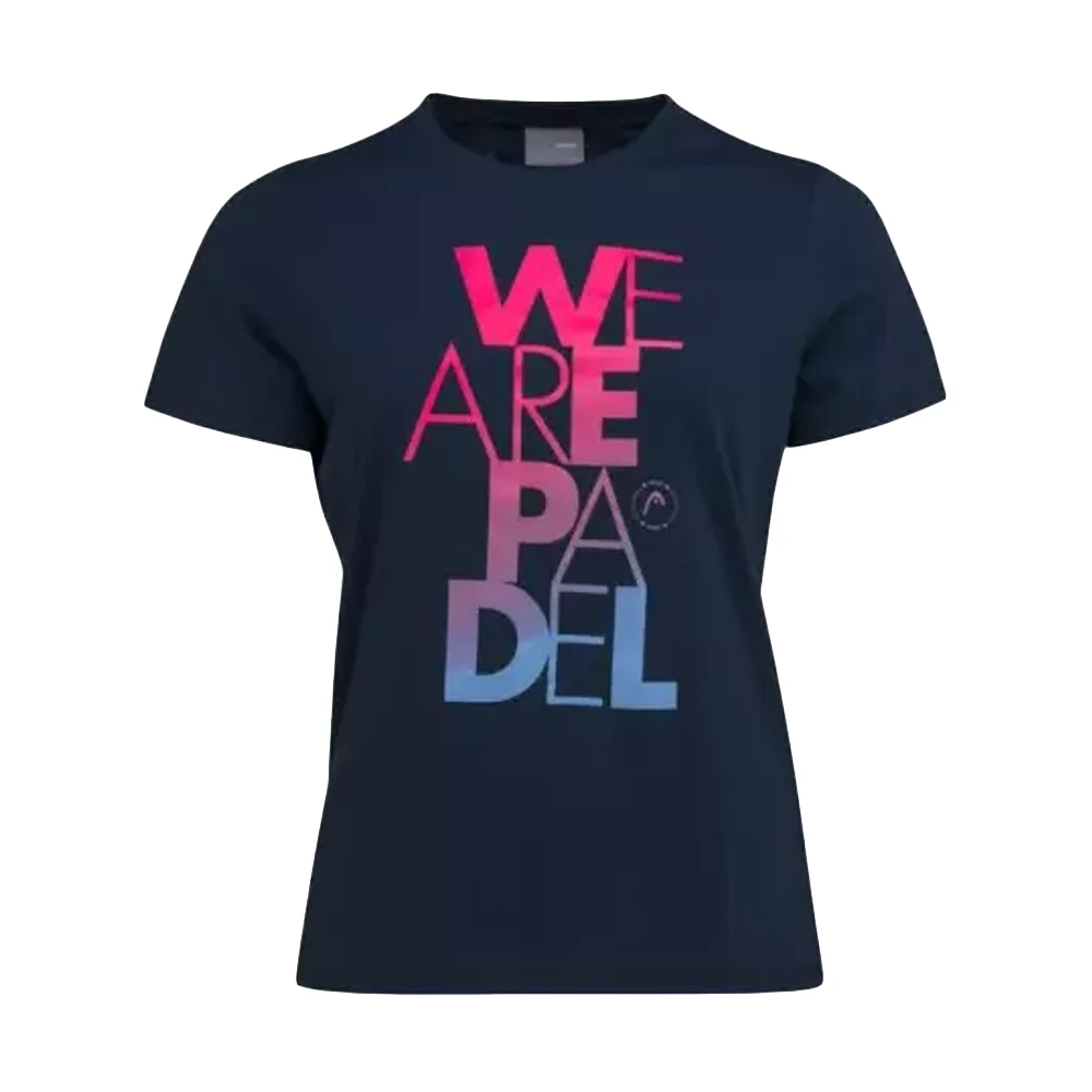 Head Damen Padel Wap Bold T-Shirt Marineblau