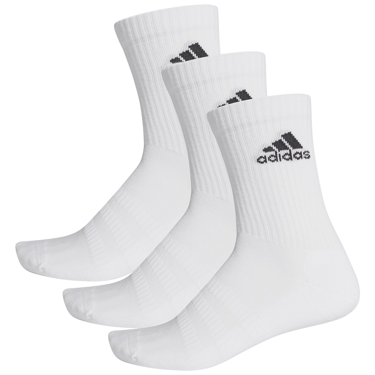Adidas gepolsterte weiße Socken X3