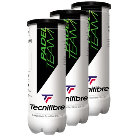 3 tubes de Balles TECNIFIBRE Padel Team