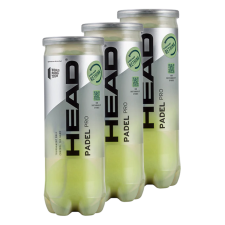 3 tubes De Balles Head Pro