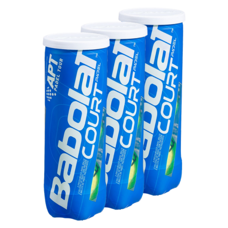 3 tubes De Balles Babolat Court