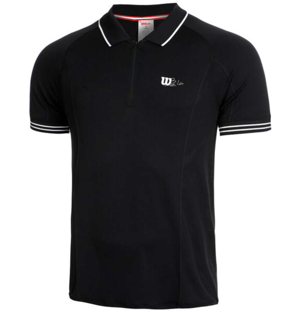 Wilson Seamless Series Poloshirt Schwarz
