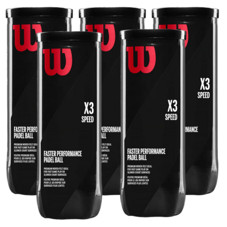 5 dosen Wilson Speed ​​​​Padel-Bällen