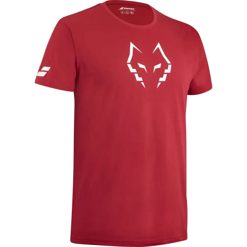 T-SHIRT BABOLAT COTTON TEE LEBRON ROUGE 2024