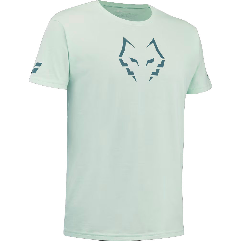 BABOLAT COTTON TEE LEBRON GRÜNES T-SHIRT 2024