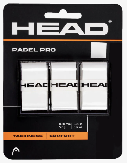 Head Padel Pro weiß overgrip x3
