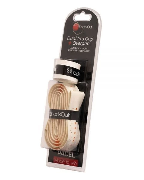 Shockout Duo Grip Pro et Surgrip blanc - orange