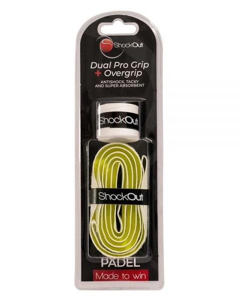 Shockout Duo Grip Pro et Surgrip blanc - jaune
