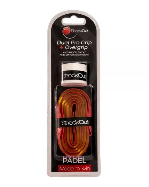 Shockout Duo Grip Pro et surgrip Rouge - Jaune