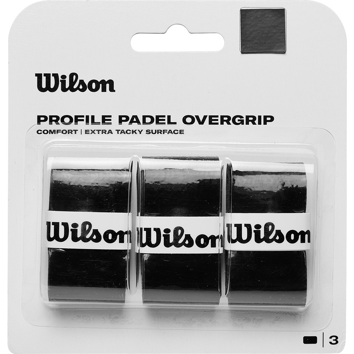Wilson Profile Padel Overgrip schwartz x3