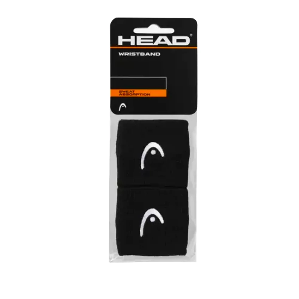 Poignet Head noir 2,5"