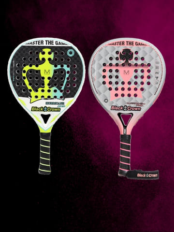 Illustration pack Raquettes de padel black crown huricane
