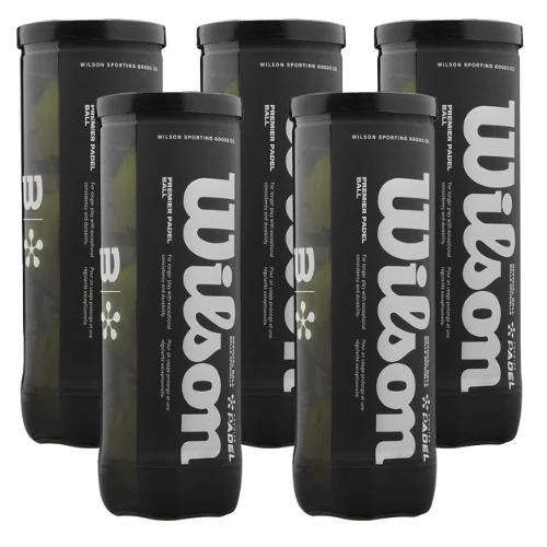 5 tubes de balles Wilson Premier Padel
