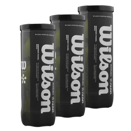 3 tubes de balles Wilson Premier Padel
