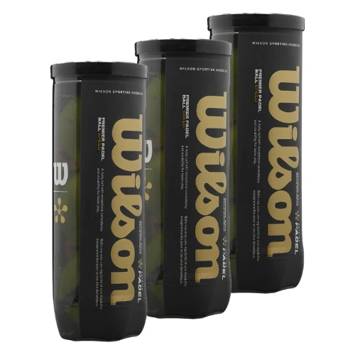3 tubes de balles Wilson Premier Padel Speed