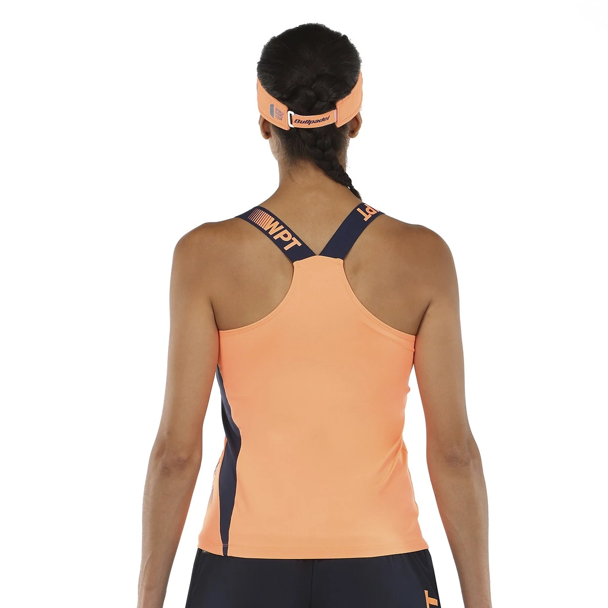Dames BULLPADEL T-SHIRT WPT Yali Orange Fluo