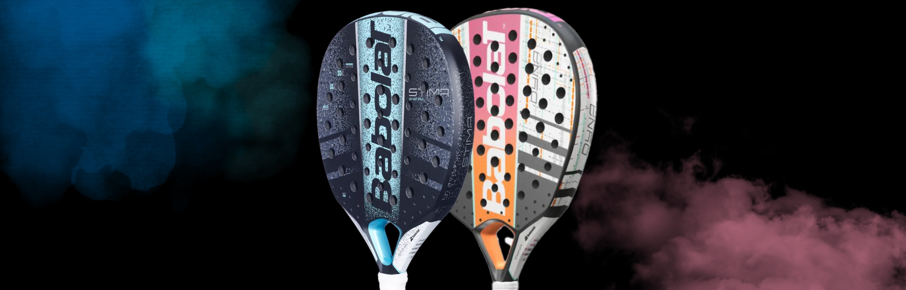 Illustration bannière Raquettes de padel babolat energy