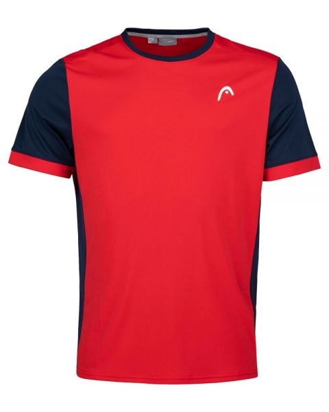HEAD DAVIES ROTES Padel-T-SHIRT