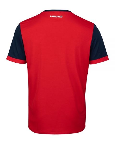 HEAD DAVIES ROTES Padel-T-SHIRT